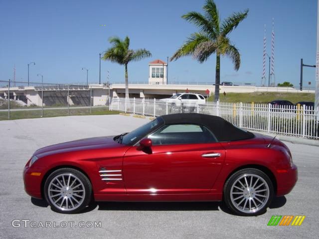 Blaze Red Crystal Pearlcoat 2007 Chrysler Crossfire SE Roadster Exterior Photo #492413