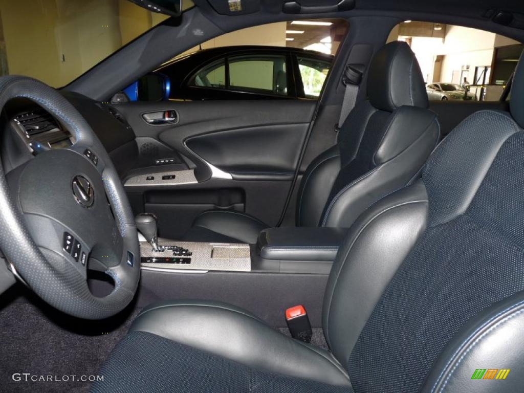 Black Interior 2008 Lexus IS F Photo #49242792