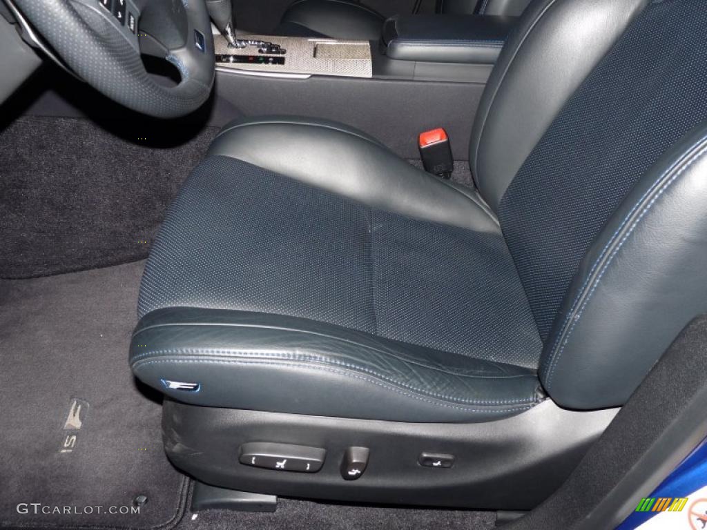 Black Interior 2008 Lexus IS F Photo #49242804