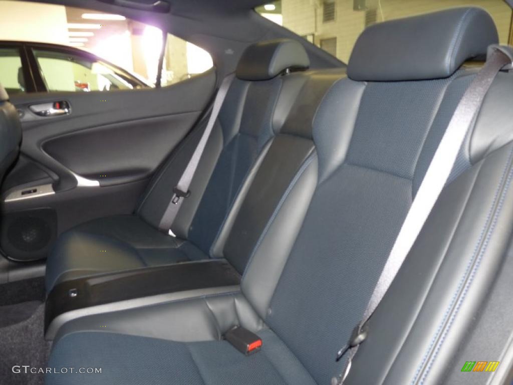 Black Interior 2008 Lexus IS F Photo #49242828