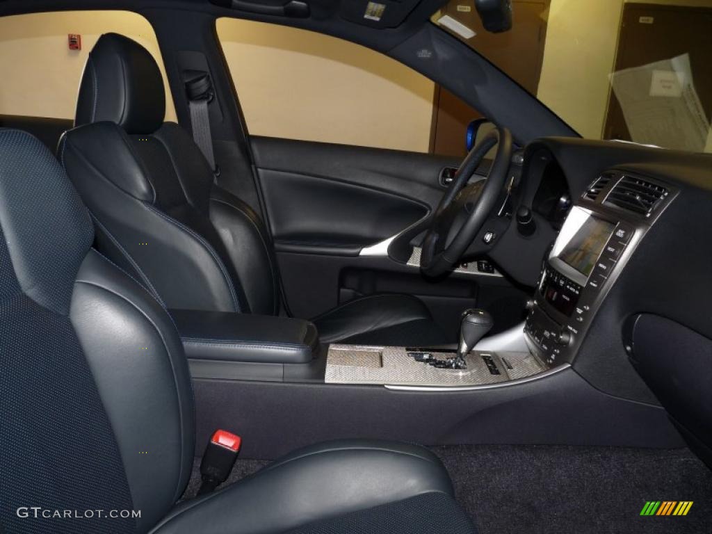 Black Interior 2008 Lexus IS F Photo #49242849