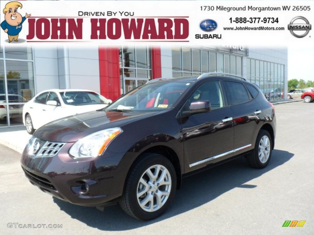 2011 Rogue SL AWD - Black Amethyst / Black photo #1