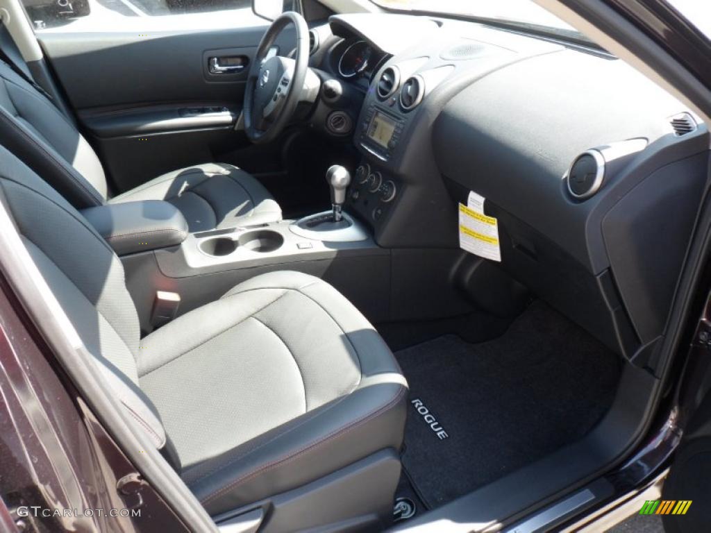2011 Rogue SL AWD - Black Amethyst / Black photo #19
