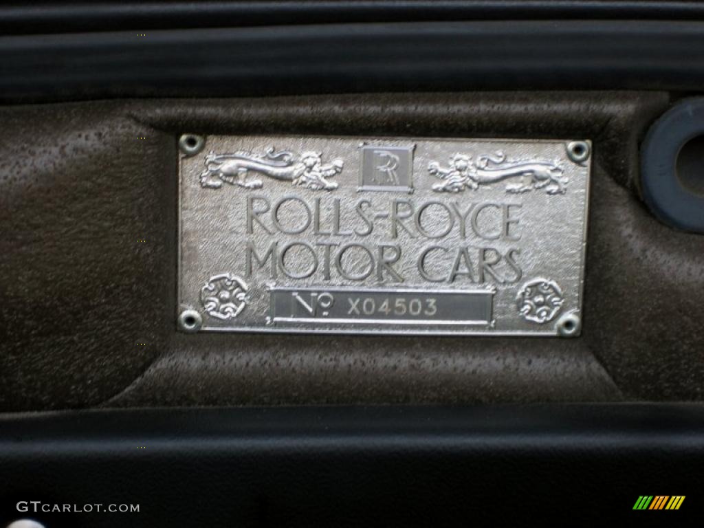 2000 Rolls-Royce Silver Seraph Standard Silver Seraph Model Marks and Logos Photo #49246202