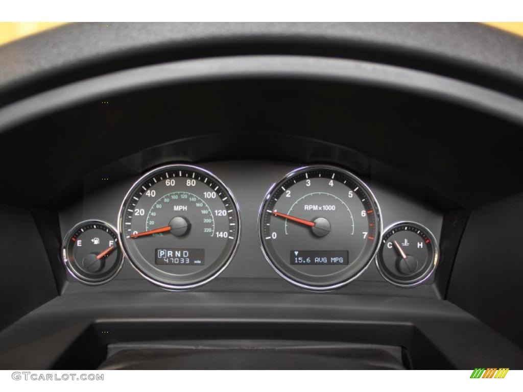 2008 Jeep Commander Sport 4x4 Gauges Photo #49246322