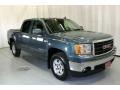 Stealth Gray Metallic - Sierra 1500 SLT Crew Cab 4x4 Photo No. 1