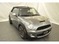 2010 Dark Silver Metallic Mini Cooper S Convertible  photo #31