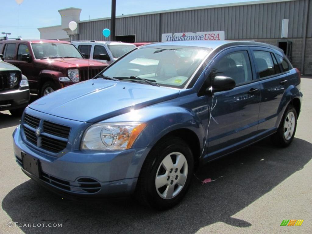 2007 Caliber SE - Marine Blue Pearl / Pastel Slate Gray photo #1