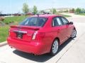 2008 Lightning Red Subaru Impreza WRX Sedan  photo #3