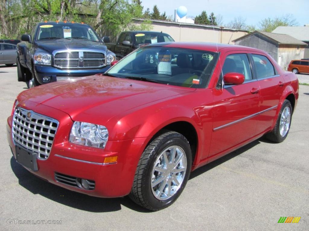 Inferno Red Crystal Pearl 2008 Chrysler 300 Touring AWD Exterior Photo #49250708
