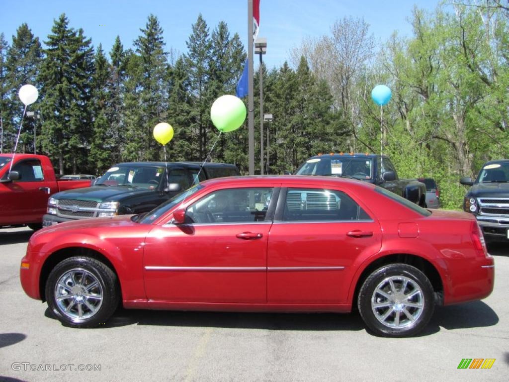 Inferno Red Crystal Pearl 2008 Chrysler 300 Touring AWD Exterior Photo #49250774