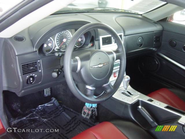 2007 Chrysler Crossfire SE Roadster Dark Slate Gray/Cedar Dashboard Photo #492513
