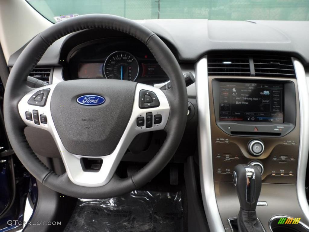 2011 Ford Edge SEL Charcoal Black Dashboard Photo #49251314