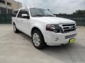 2011 White Platinum Tri-Coat Ford Expedition EL Limited 4x4  photo #1