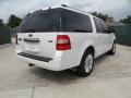 2011 White Platinum Tri-Coat Ford Expedition EL Limited 4x4  photo #3