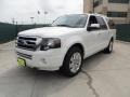 2011 White Platinum Tri-Coat Ford Expedition EL Limited 4x4  photo #7