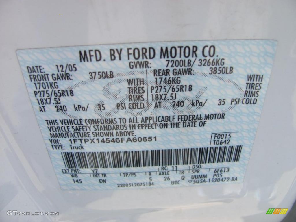 2006 F150 Lariat SuperCab 4x4 - Oxford White / Tan photo #22