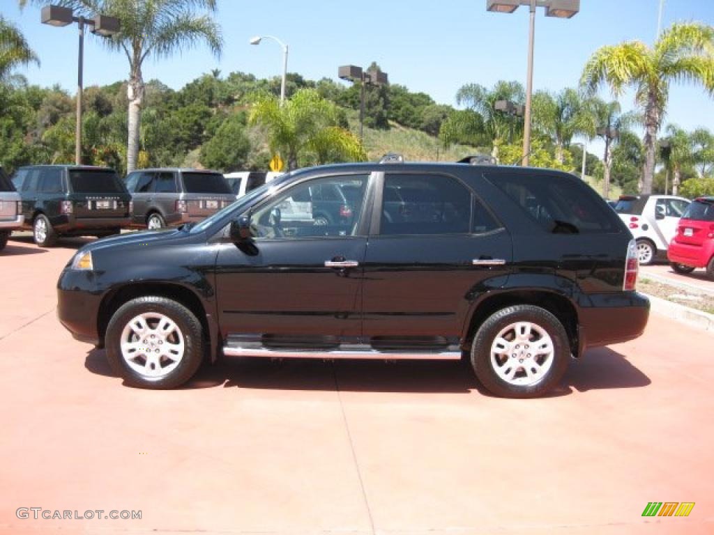 2004 MDX Touring - Nighthawk Black Pearl / Saddle photo #3