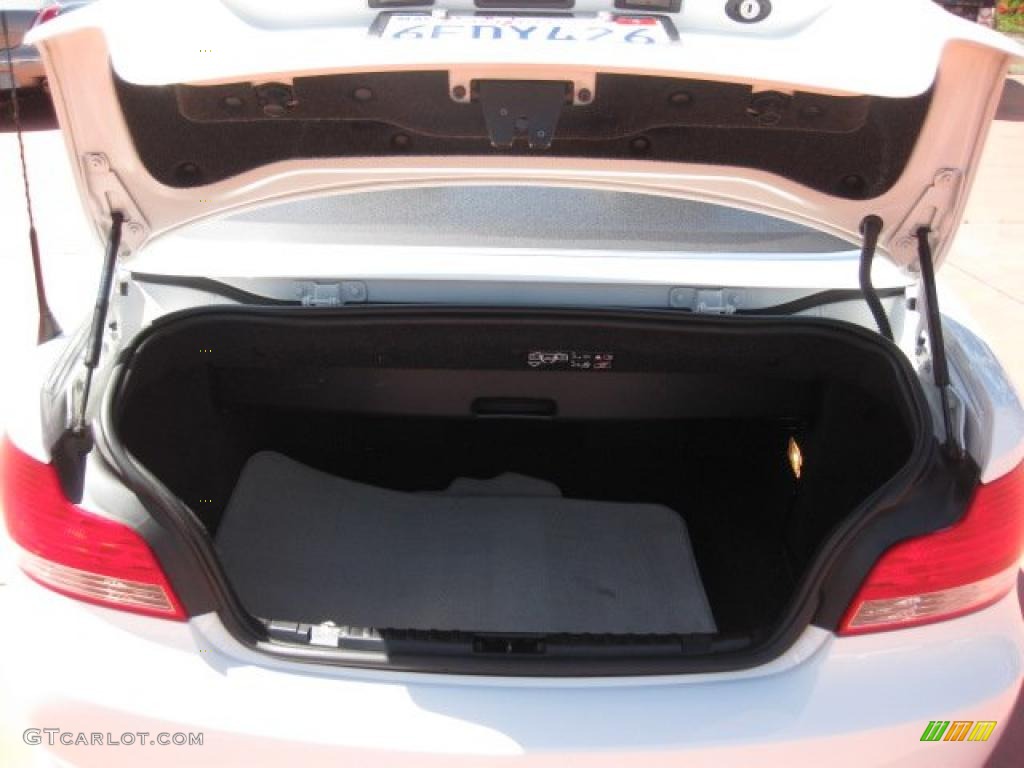 2008 1 Series 128i Convertible - Alpine White / Taupe photo #5