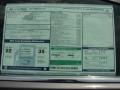 2011 Hyundai Sonata SE Window Sticker