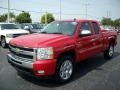 2011 Victory Red Chevrolet Silverado 1500 LT Extended Cab  photo #1