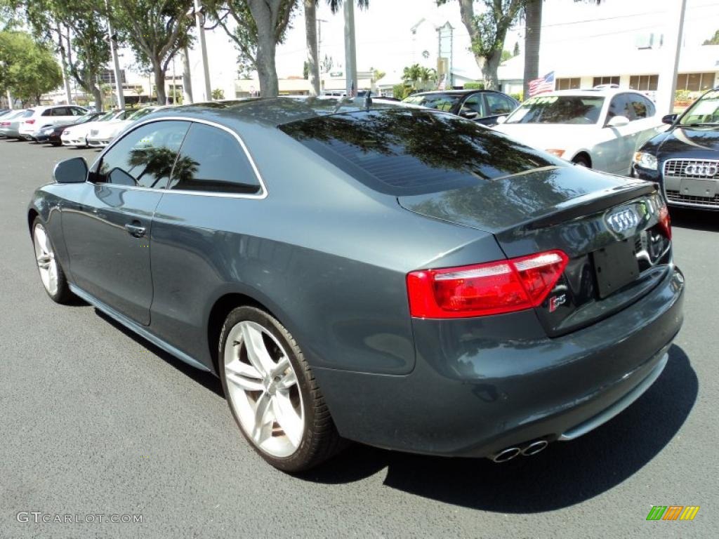 Meteor Grey Pearl Effect 2009 Audi S5 4.2 quattro Exterior Photo #49256099