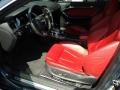 Magma Red Silk Nappa Leather Interior Photo for 2009 Audi S5 #49256204