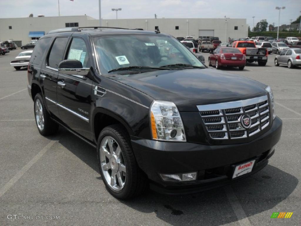 Black Ice Metallic 2011 Cadillac Escalade Premium AWD Exterior Photo #49257521
