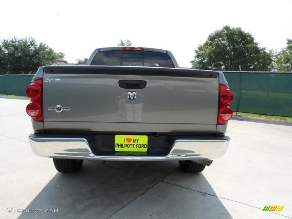 2008 Ram 1500 Lone Star Edition Quad Cab - Mineral Gray Metallic / Medium Slate Gray photo #4