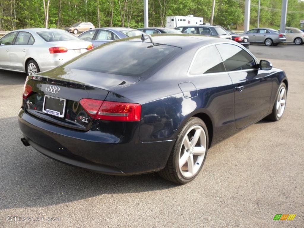 Deep Sea Blue Pearl Effect 2010 Audi A5 2.0T quattro Coupe Exterior Photo #49260545