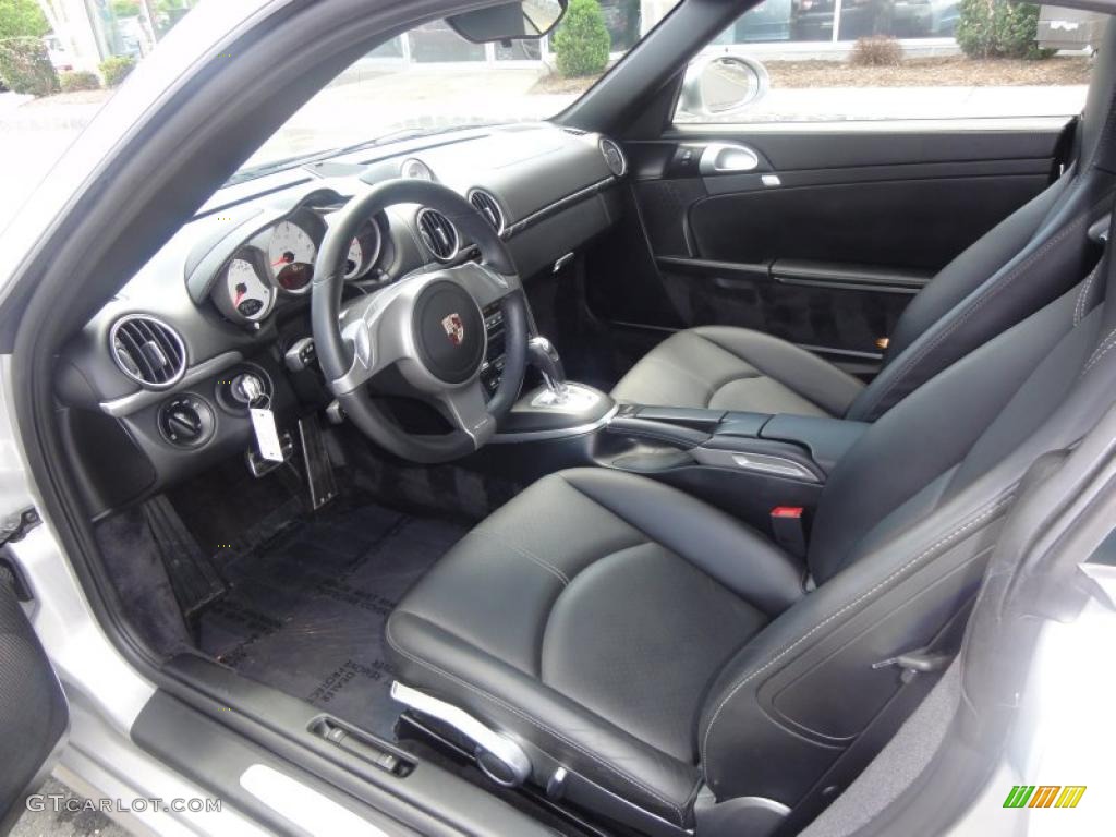 Black Interior 2009 Porsche Cayman S Photo #49261202