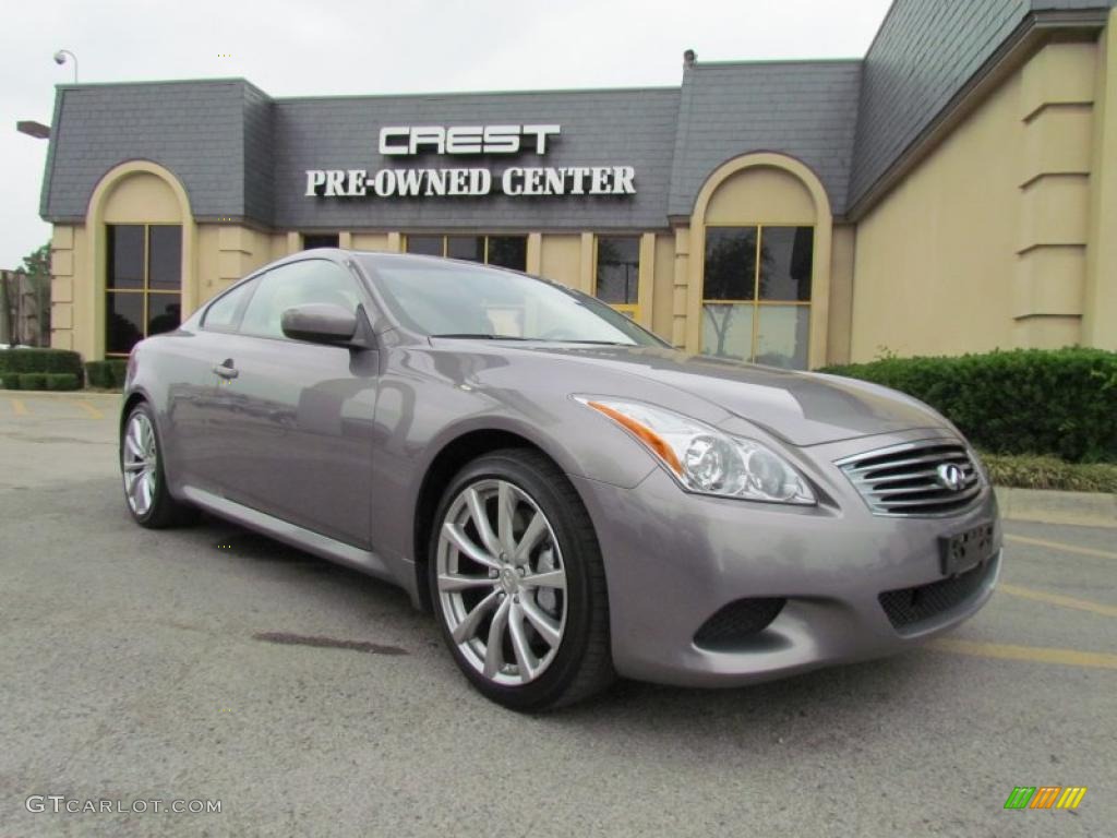 2008 G 37 S Sport Coupe - Amethyst Graphite Gray / Stone photo #1