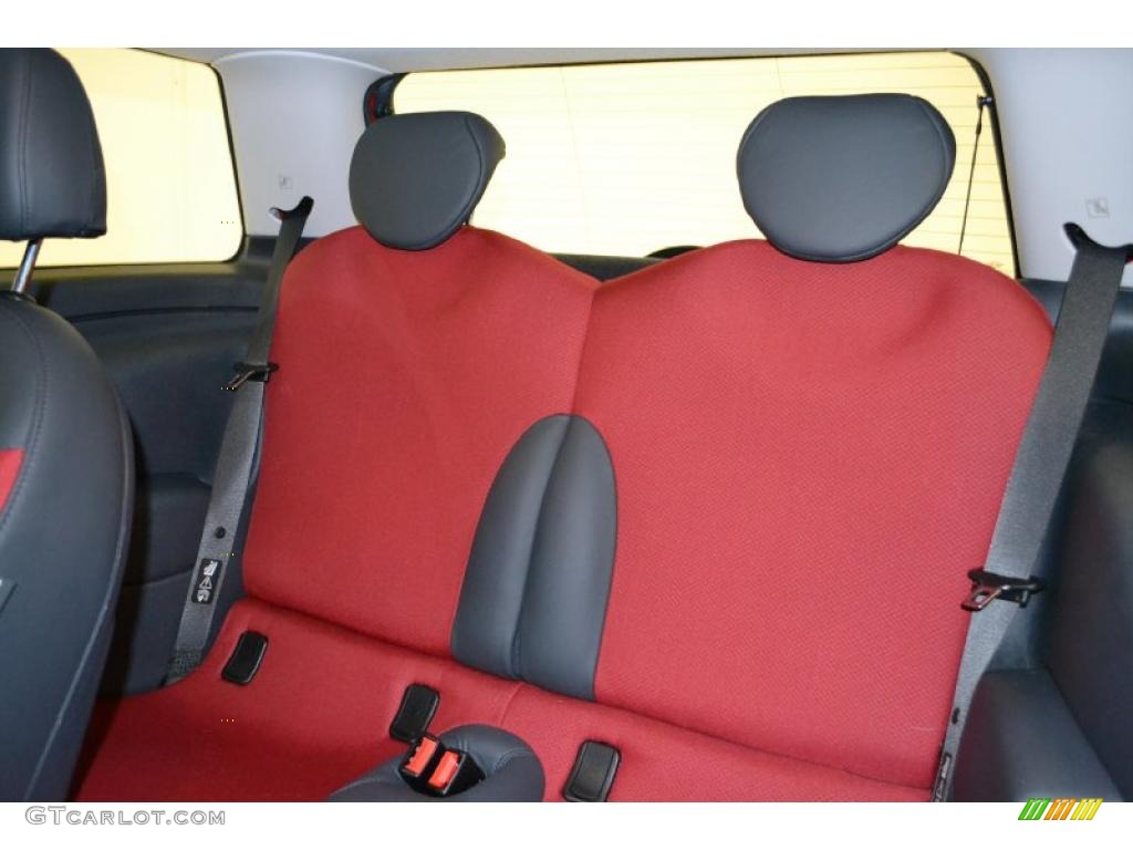 Octagon Tartan Red/Panther Black Interior 2006 Mini Cooper Hardtop Photo #49265348