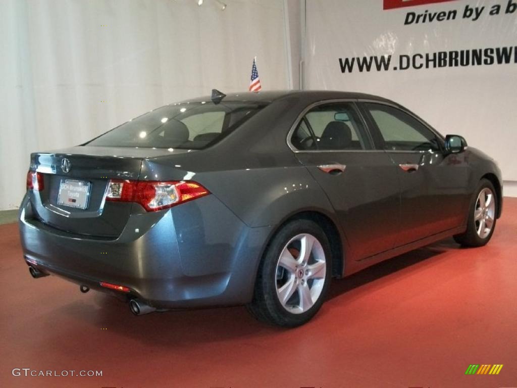 2010 TSX Sedan - Polished Metal Metallic / Ebony photo #6