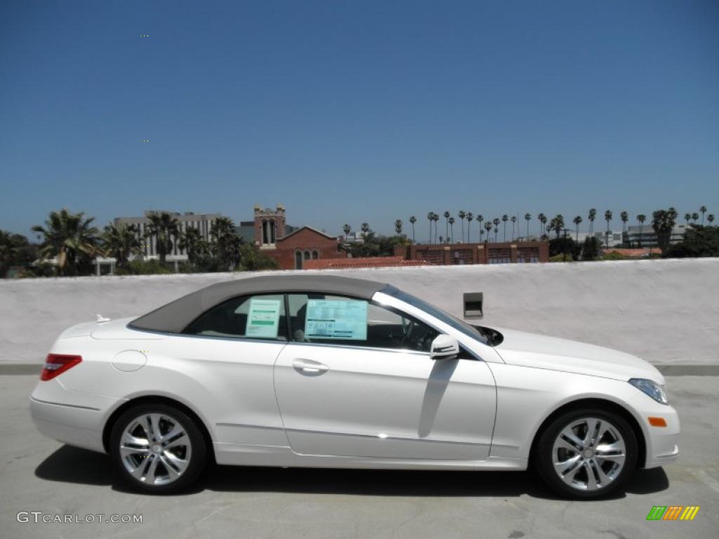 Diamond White Metallic 2011 Mercedes-Benz E 350 Cabriolet Exterior Photo #49266941