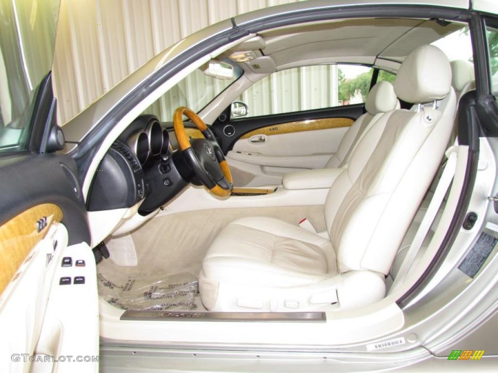 Ecru Beige Interior 2003 Lexus SC 430 Photo #49267103