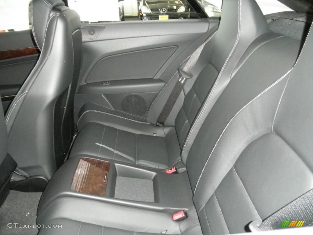 2011 E 550 Coupe - Iridium Silver Metallic / Black photo #8