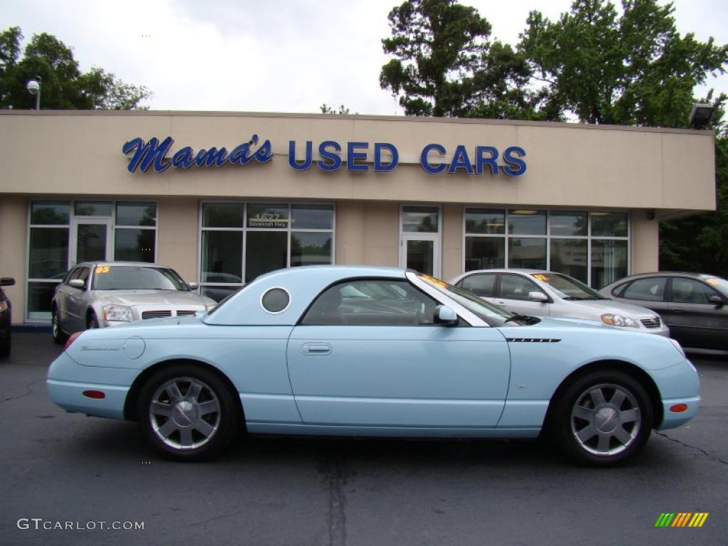 Desert Sky Blue Ford Thunderbird