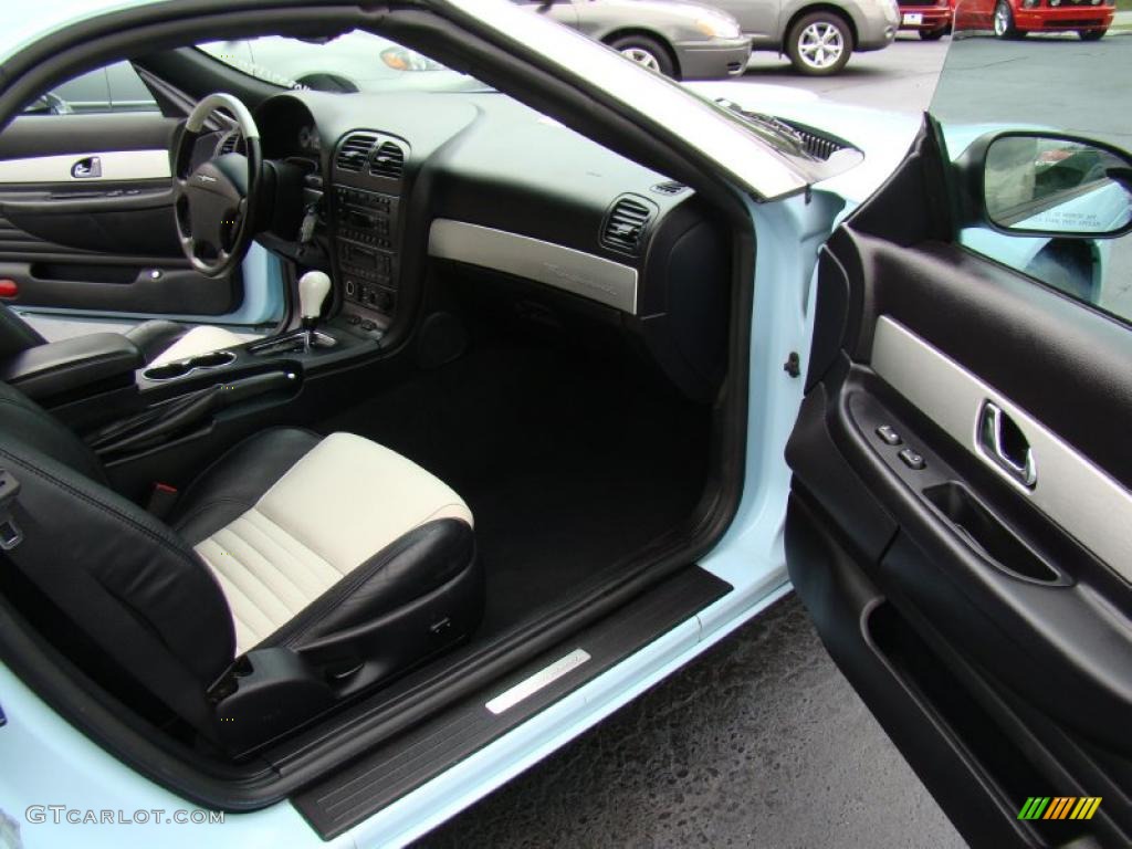 Black Ink/Whisper White Interior 2003 Ford Thunderbird Premium Roadster Photo #49267505
