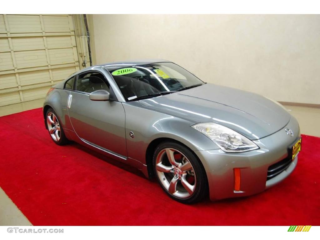 2006 350Z Touring Coupe - Silverstone Metallic / Carbon Black photo #1