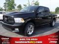 2011 Brilliant Black Crystal Pearl Dodge Ram 1500 Sport Crew Cab  photo #1