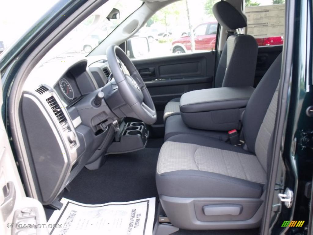 2011 Ram 1500 ST Quad Cab - Hunter Green Pearl / Dark Slate Gray/Medium Graystone photo #6