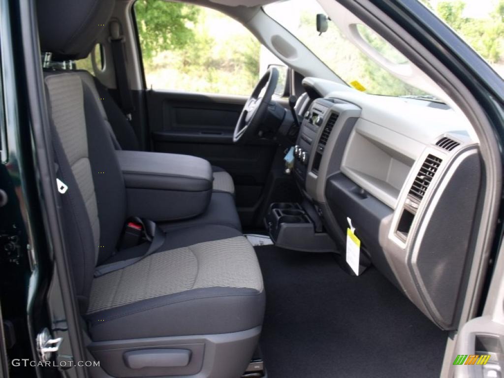 2011 Ram 1500 ST Quad Cab - Hunter Green Pearl / Dark Slate Gray/Medium Graystone photo #8