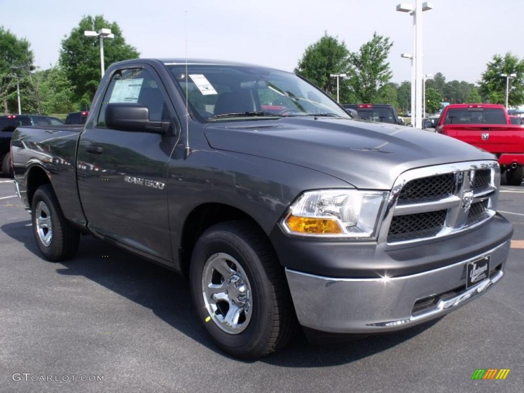 2011 Ram 1500 ST Regular Cab - Mineral Gray Metallic / Dark Slate Gray/Medium Graystone photo #4