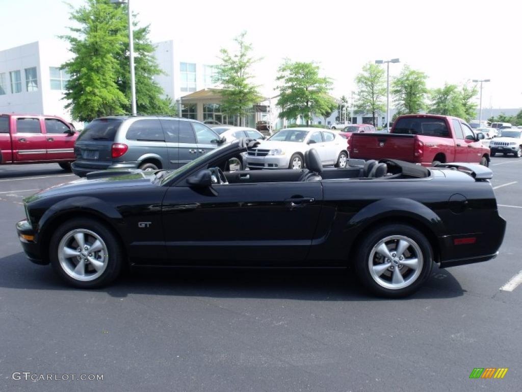 Black 2008 Ford Mustang GT Premium Convertible Exterior Photo #49273676
