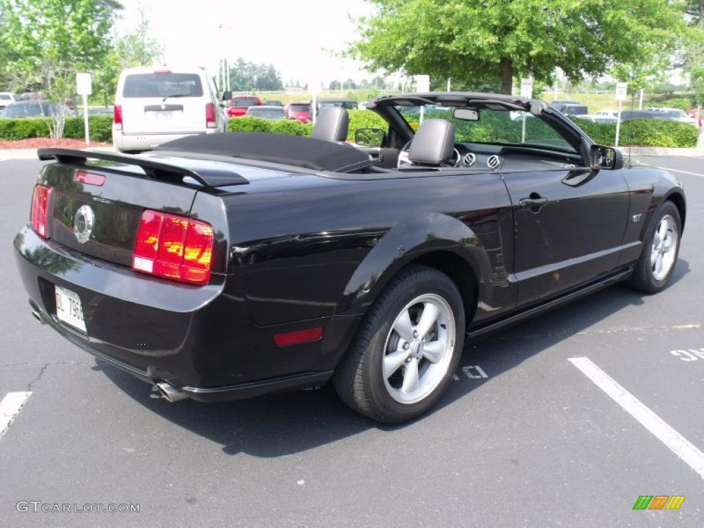 Black 2008 Ford Mustang GT Premium Convertible Exterior Photo #49273721