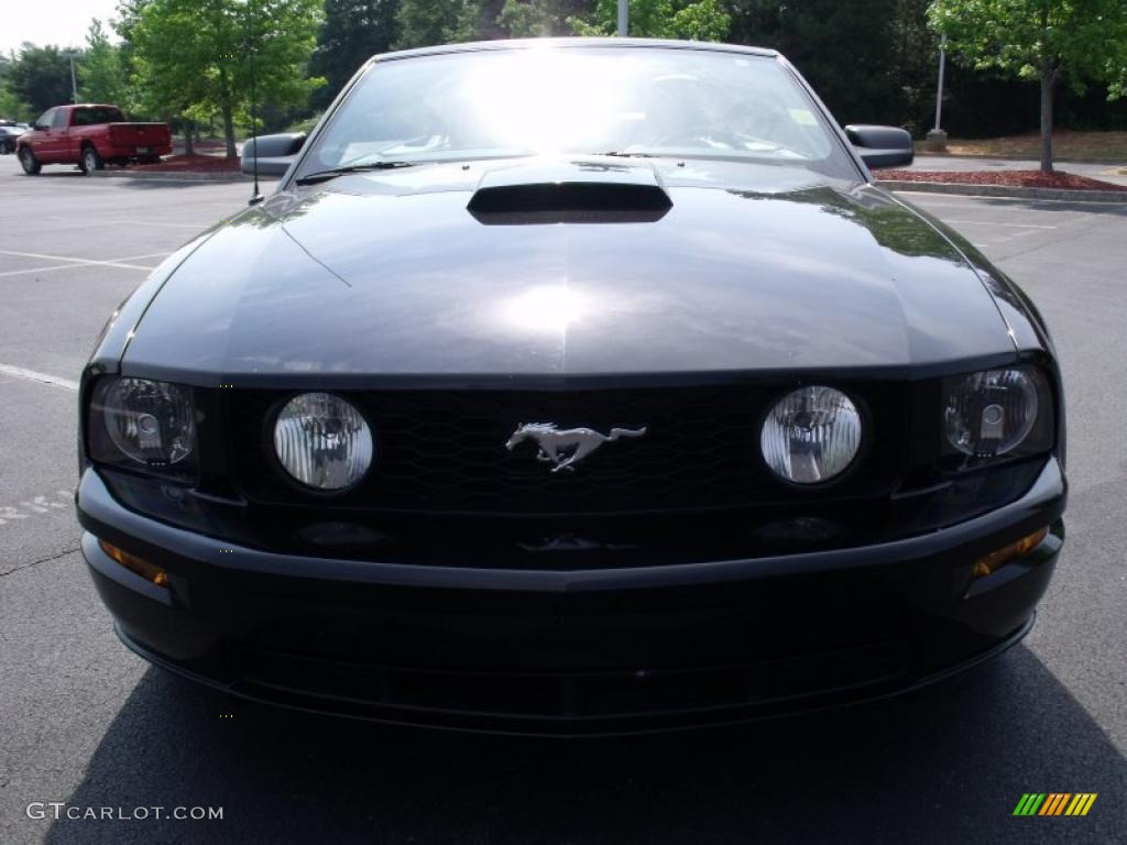 2008 Mustang GT Premium Convertible - Black / Dark Charcoal photo #8