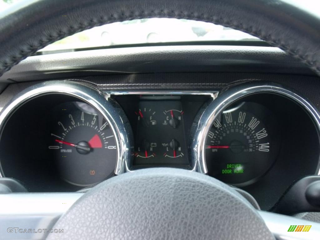 2008 Ford Mustang GT Premium Convertible Gauges Photo #49273937