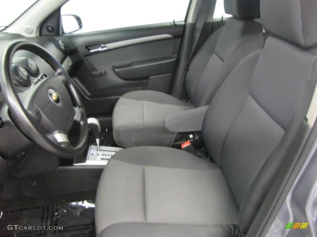 2009 Aveo LT Sedan - Medium Gray / Charcoal photo #12