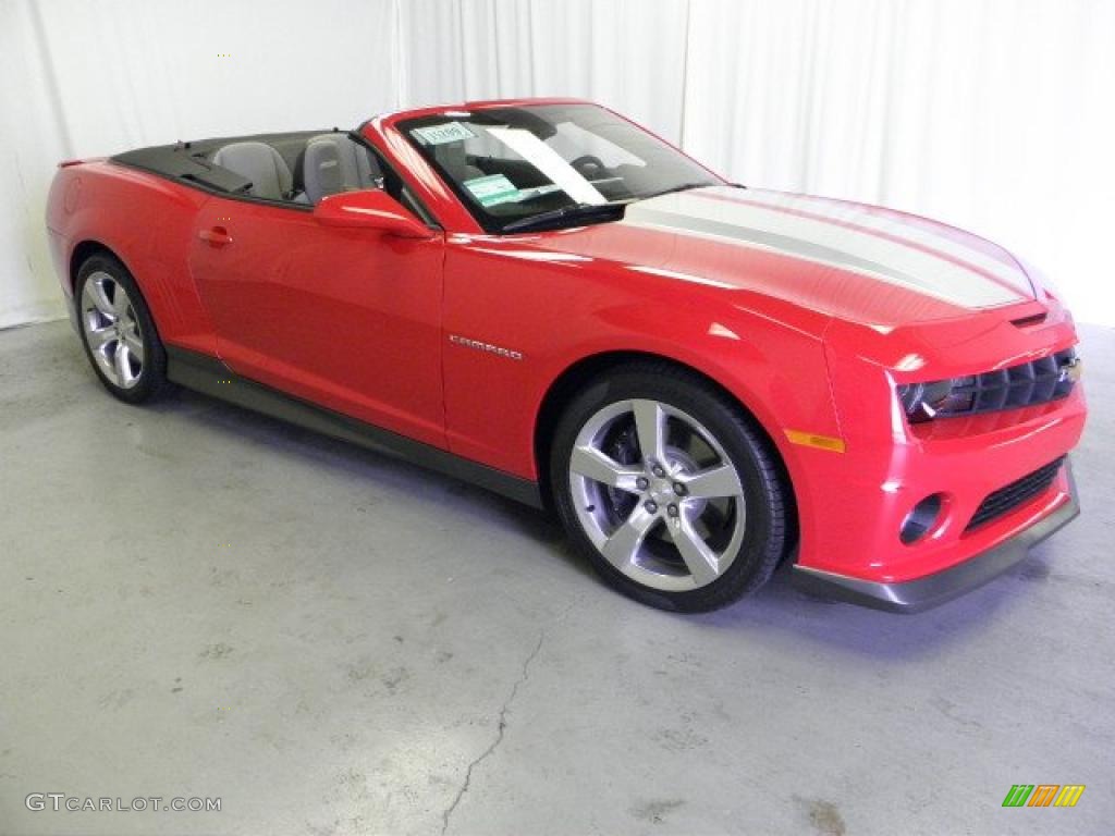 Victory Red 2011 Chevrolet Camaro SS/RS Convertible Exterior Photo #49276010